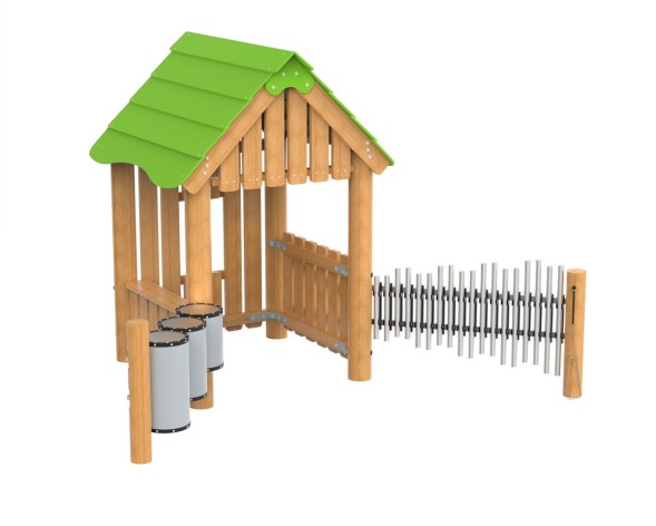 Домик «Старт» с музыкальными инструментами, 321.05 исп.8.03