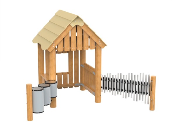 Домик «Старт» с музыкальными инструментами, 321.05 исп.8.03