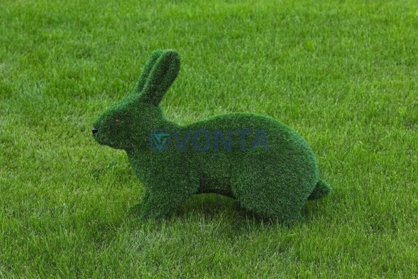 Топиари композиция зайцы, 5 штук — газон Eco