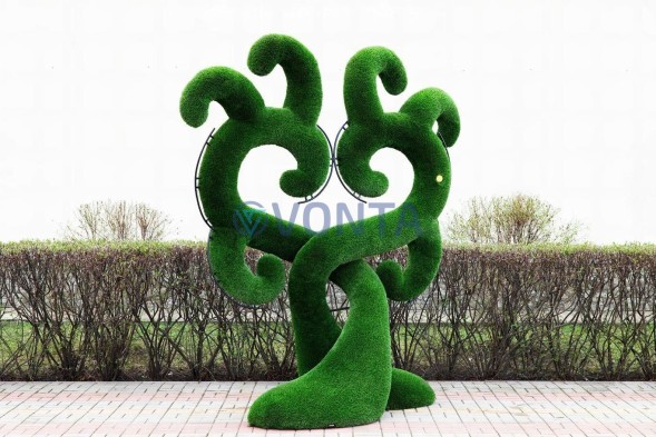 Топиари дерево Бруки, h=290 см — газон Deluxe