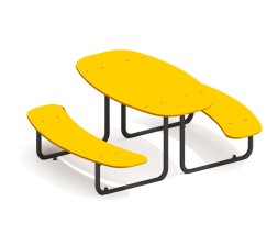 Стол со скамейками “Солар”, МФ-10.7