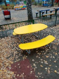 Стол со скамейками “Солар”, МФ-10.7