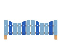 Ограждение «Рыбки» (Для комплектности необходимы стойки), 181.12.01/181.12.02/181.12.03
