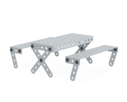 Функциональный арт-объект «Стол со скамейками», 245.09.04