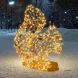 Светодиодная фигура Белка с орехом золотая Premium 1,13 м., (OL331)