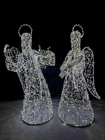 Комплект светодиодных фигур Пара Ангелов 170 см. 2 шт., (SR149)