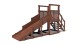 Зимняя деревянная горка Custwood Winter W2 (лестница сзади,скат 3 м)