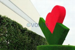 Топиари стела Я люблю Покровку — газон Eco