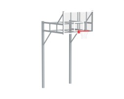 Баскетбольный щит «Профессионал» (сетка в комплекте), 510.06