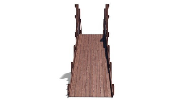 Зимняя деревянная горка Custwood Winter W3 (лестница сзади,скат 3,5 м)