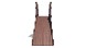 Зимняя деревянная горка Custwood Winter W3 (лестница сзади,скат 3,5 м)