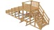 Зимняя деревянная заливная горка Ледянка 1 (без окраски)