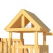 Детская площадка CustWood Junior J15 с деревянной крышей