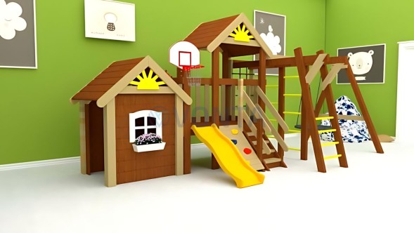 Детская площадка для дома Baby Mark 6