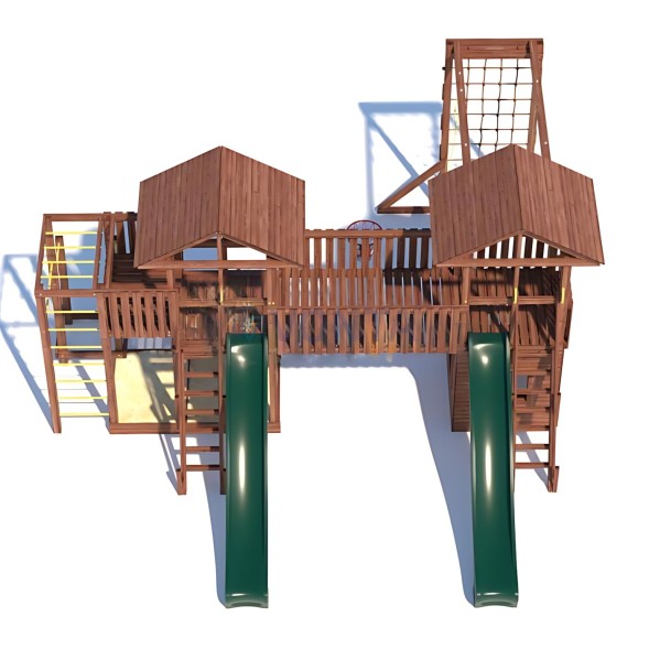 Детская деревянная игровая площадка для улицы дачи CustWood Active 13