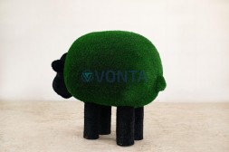 Топиари овечка кучерявая h=100см — газон Deluxe Green+Есо