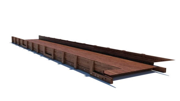 Выкат для зимней горки Custwood Winter