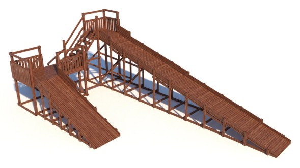 Выкат для зимней горки Custwood Winter