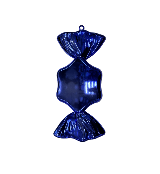 Конфетка глянцевая, синяя, 30 см