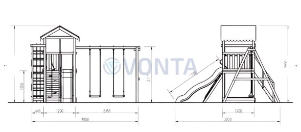 Детская площадка Савушка Мастер 5 (4 сезона)