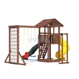 Детская деревянная игровая площадка для улицы дачи CustWood Active 8