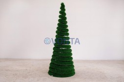Елка спиралька, h=180см — газон Deluxe Green