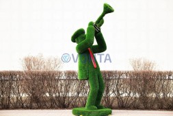 Топиари композиция музыканты звезды — Дэвис, Витуш, Гаррет — газон Deluxe