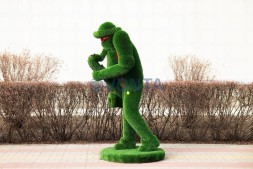 Топиари композиция музыканты звезды — Дэвис, Витуш, Гаррет — газон Deluxe