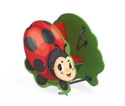 Качалка на пружине “Божья Коровка”, КБ-73