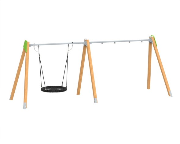 Качели на брусе «Гнездо + 2 подвеса». 2 подвеса приобретаются отдельно, 422.07 исп.3