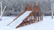 Зимняя деревянная горка Custwood Winter W4 (лестница сзади,скат 4 м)