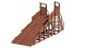 Зимняя деревянная горка Custwood Winter W4 (лестница сзади,скат 4 м)