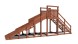 Зимняя деревянная горка Custwood Winter W4 (лестница сзади,скат 4 м)