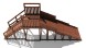 Зимняя деревянная горка Custwood Winter W4 (лестница сзади,скат 4 м)