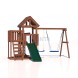 Детская площадка CustWood Junior Color JC5 с деревянной крышей