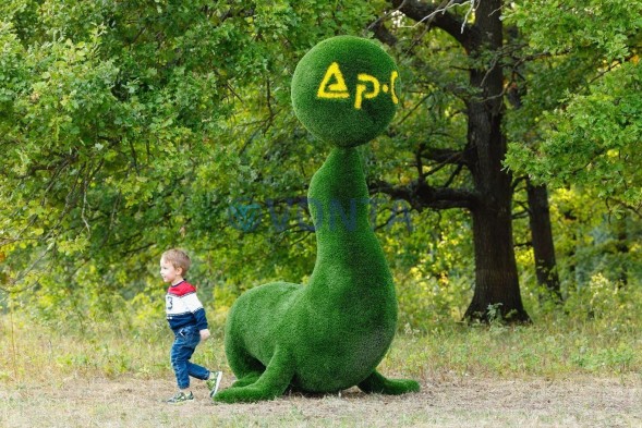 Топиари композиция тюлени — газон Deluxe