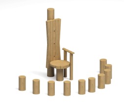 Сказочный трон с 10 сиденьями, МФ-101