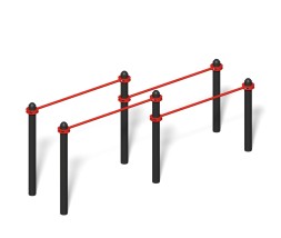 Воркаут-комплекс “Брусья двухуровневые”, СО-208