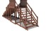 Зимняя деревянная горка Custwood Winter WF4 с крышей (лестница сзади, скат 4 м)