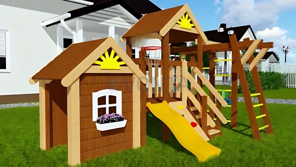 Детская площадка для дома Baby Mark 3