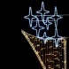 Светодиодная консоль Факел 75*200 см., теплый белый, 220В