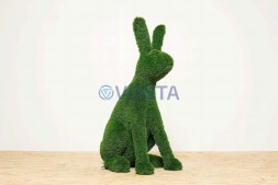 Топиари заяц Мила, h=105см — газон Eco