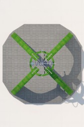 Топиари монумент прошлым поколениям, h = 300 см — газон Eco