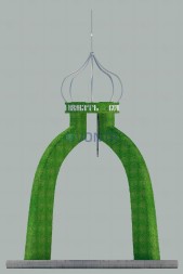 Топиари монумент прошлым поколениям, h = 300 см — газон Eco