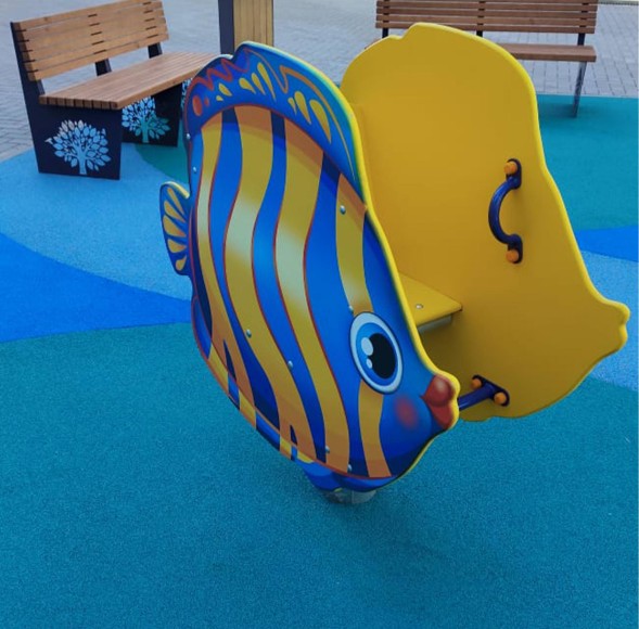 Качалка на пружине “Рыбка”, КБ-25