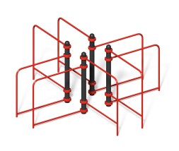 Воркаут-комплекс “Брусья на 4 стороны”, СО-221