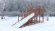 Зимняя деревянная горка Custwood Winter W5 (лестница сбоку, скат 4,3 м)