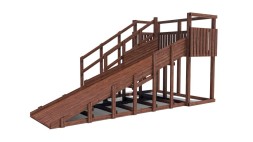 Зимняя деревянная горка Custwood Winter W5 (лестница сбоку, скат 4,3 м)