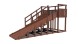 Зимняя деревянная горка Custwood Winter W5 (лестница сбоку, скат 4,3 м)