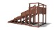 Зимняя деревянная горка Custwood Winter W5 (лестница сбоку, скат 4,3 м)